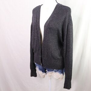 Vintage | 1990's Silk Angora Cardigan Sweater XL